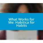 What Works for Me: Habitica for Habits